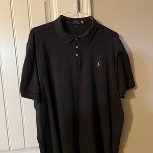 Polo by Ralph Lauren Black Polo Shirt Classic Design